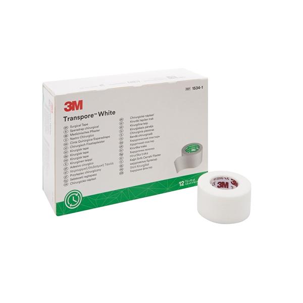 Tape Surgical Transpore Plastic 1